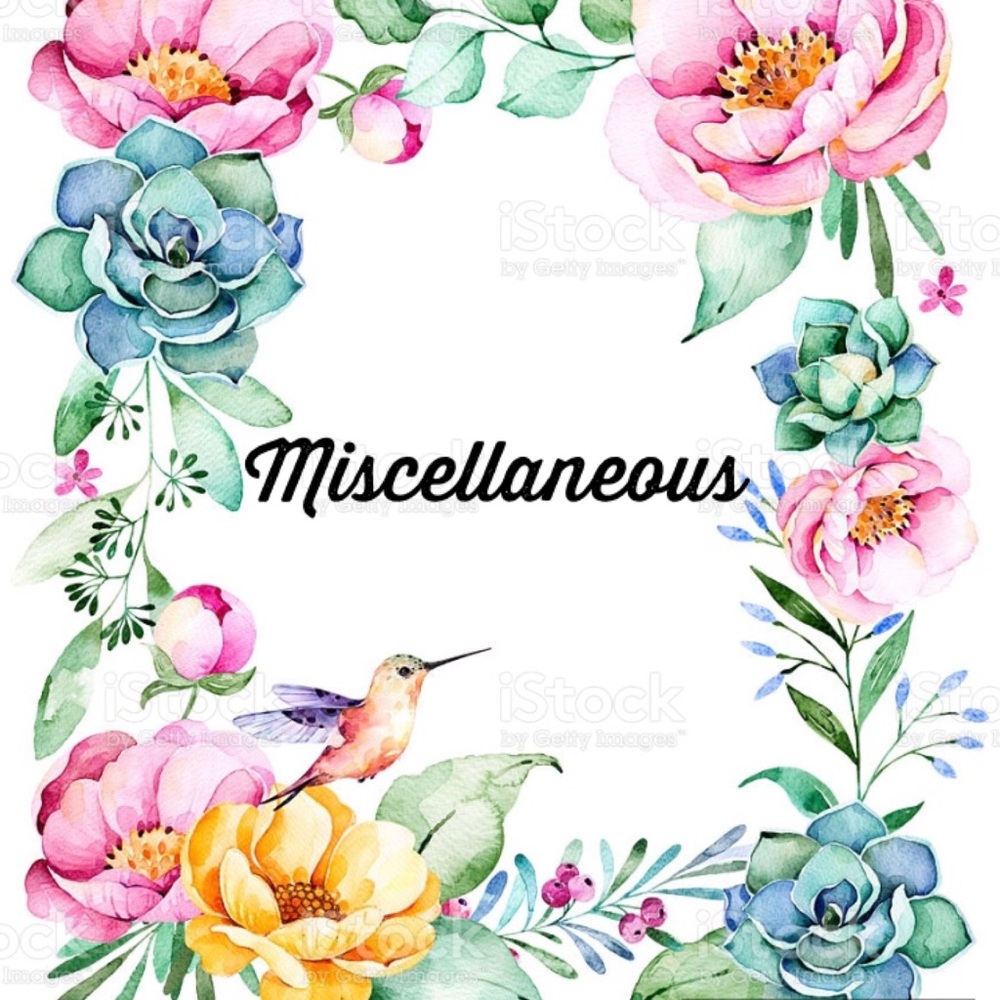 Check on my miscellaneous items!